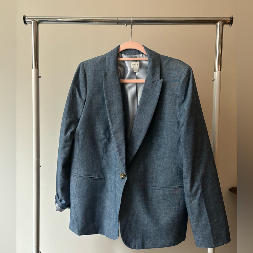 J Crew Factory - Chambray Blazer - 16